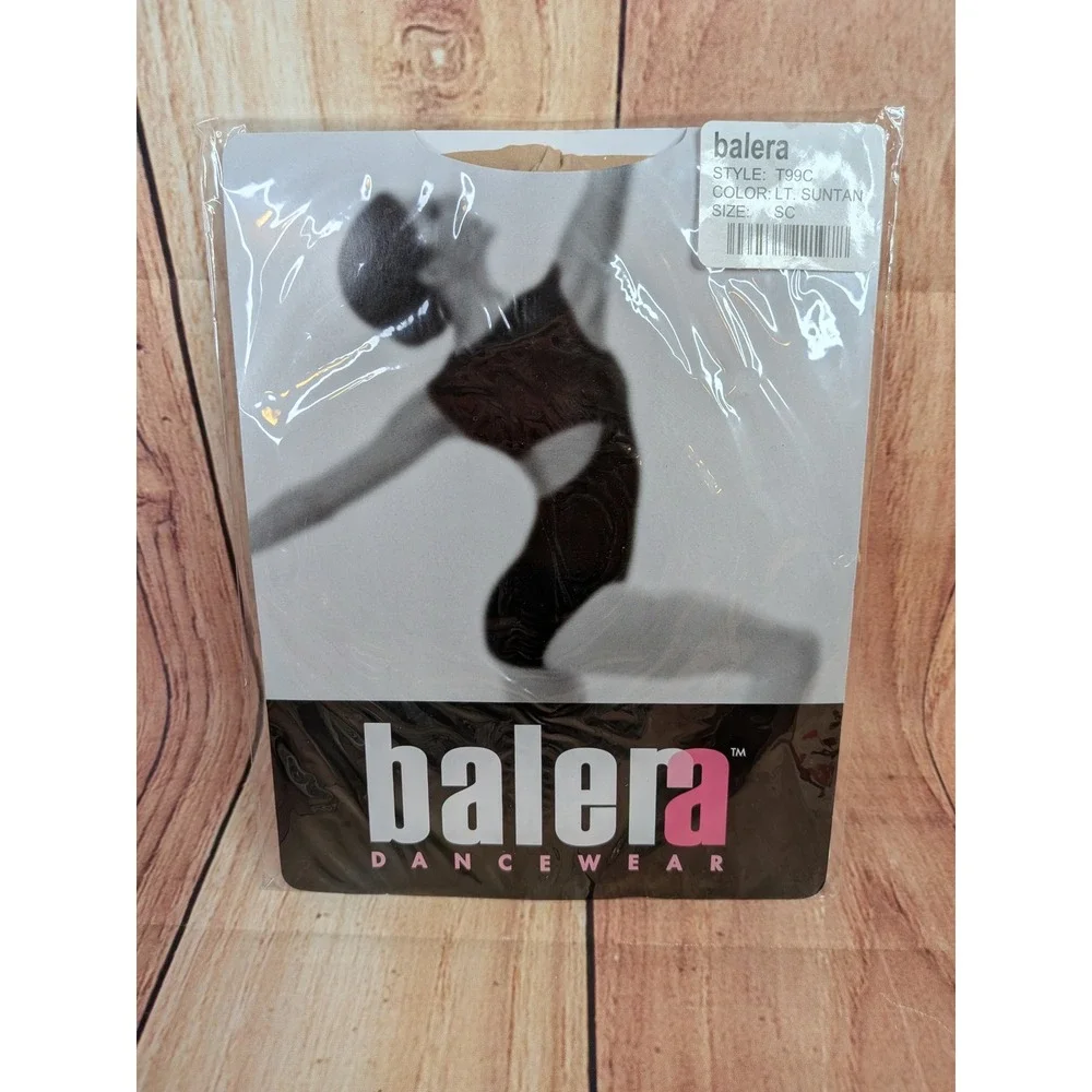 Balera Dancewear Ballet Footed Dance Tights T99C LT Suntan SC Small Child